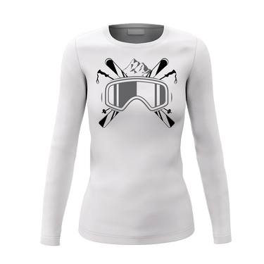 Ski Goggles Women Long Sleeve Shirt